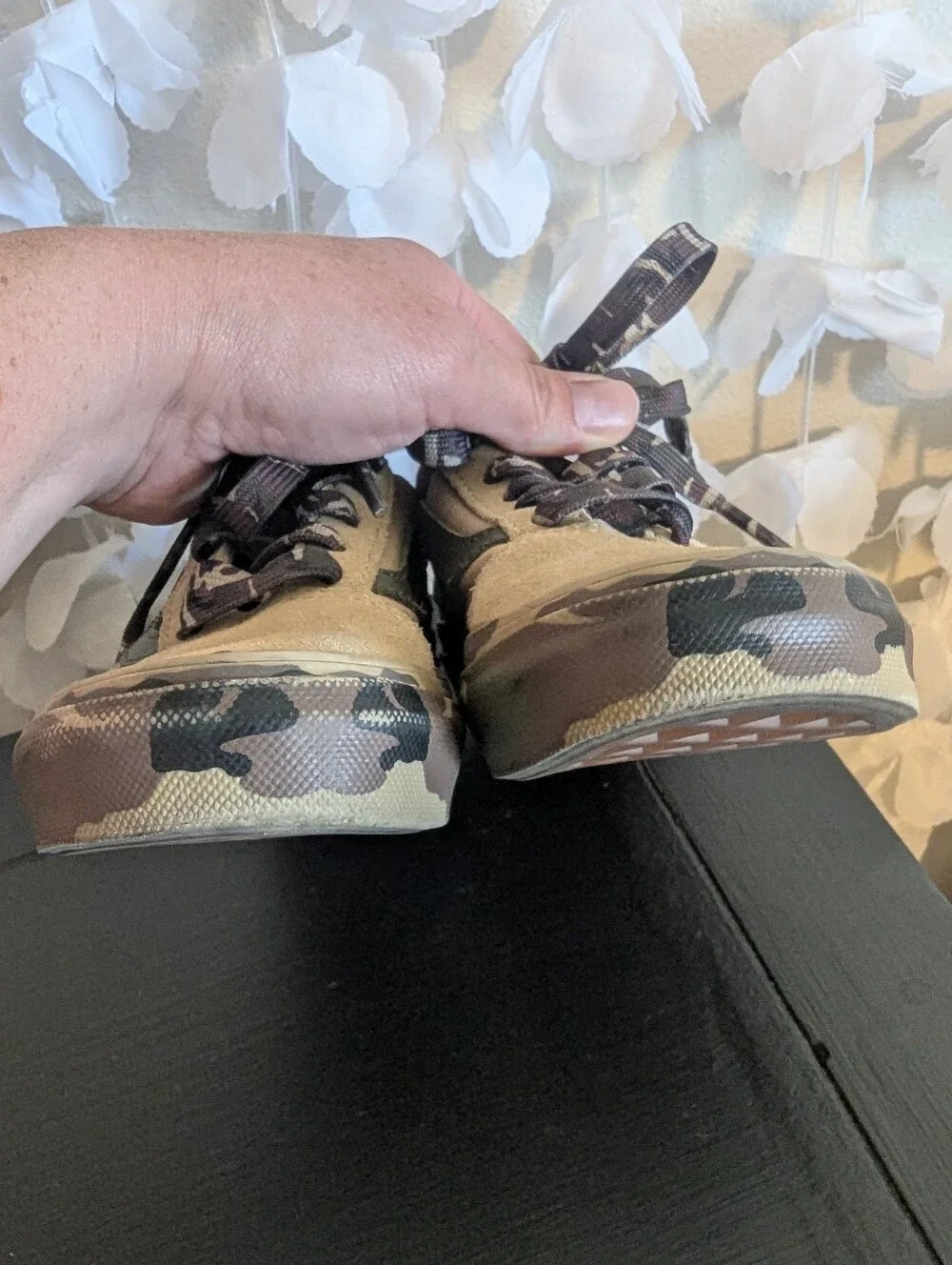 Camo And Tan Vans Shoes